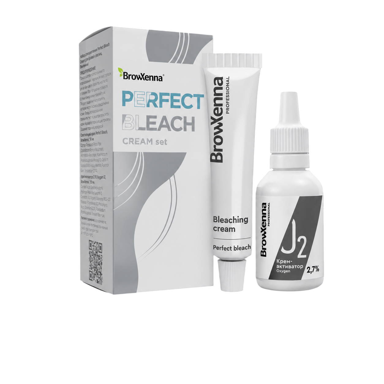 Профессиональный набор крем для осветления бровей Perfect Bleach, BrowXenna®