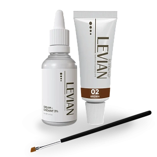 Набор краски Levian №2 (1 краска Brown, оксид, кисть), 1 шт. Набор краски Levian №2 (1 краска Brown, оксид, кисть), 1 шт.