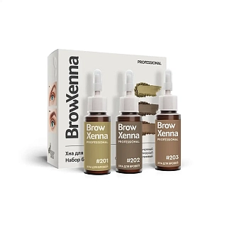 Набор "Блонд" хна для бровей, BrowXenna® Набор "Блонд" хна для бровей, BrowXenna®