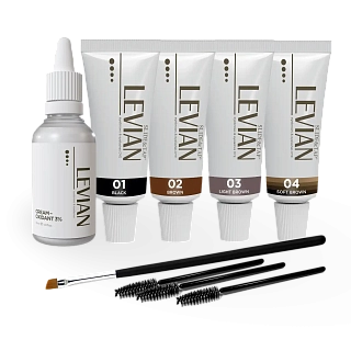 Набор краски Levian №1, (4 краски, оксид, щёточки, кисть), 1 шт. Набор краски Levian №1, (4 краски, оксид, щёточки, кисть), 1 шт.