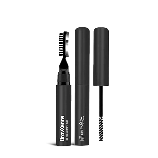 Гель для сверхсильной  Фиксации бровей, Эффектом Лами и Двойными Щеточками Ice Frost Brow Gel  , Туба  BrowXenna